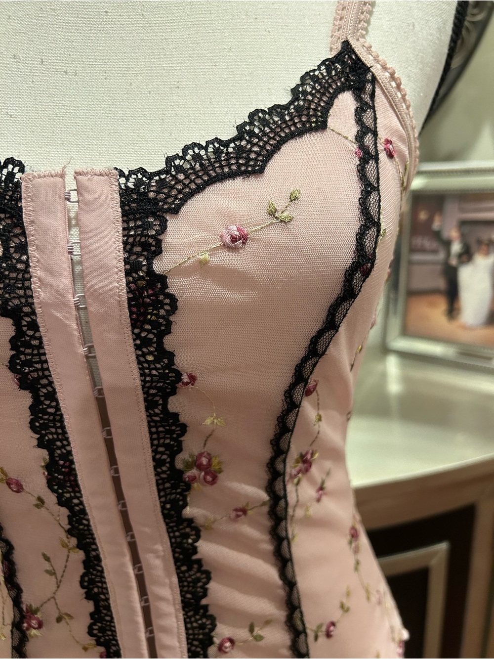 Rampage Blush Pink Lace-Edge Camisole - Picture 2 of 10